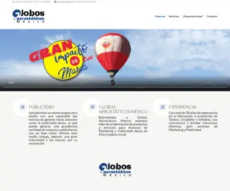 Globosaerostaticosmexico.com(Globos) Screenshot