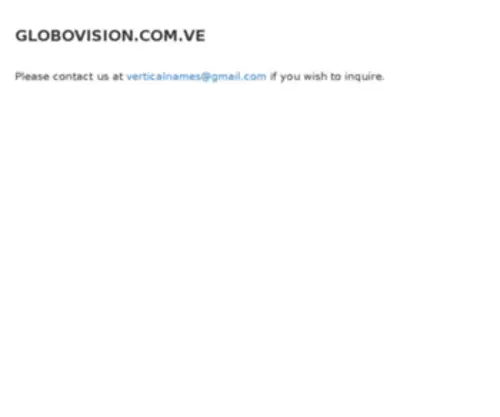 Globovision.com.ve(Globovisión) Screenshot
