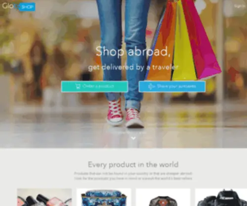 Globshop.com(Shop Across the Globe) Screenshot