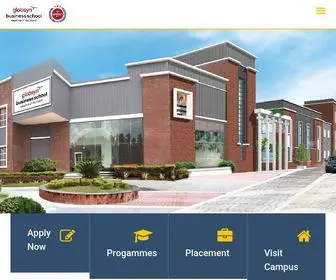 Globsyn.edu.in(MBA & PGDM by GBS) Screenshot