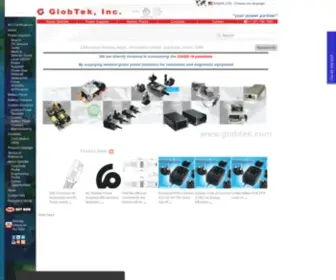 Globtek.com(Power Supplies) Screenshot