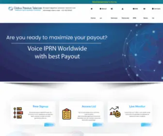 Globus-Premium-Telecom.com(Globus Premium Telecom) Screenshot