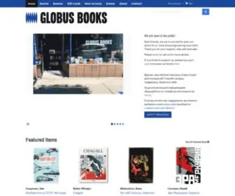 Globusbooks.com(Globus Books) Screenshot