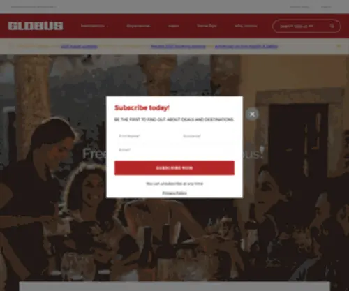Globus.com.ph(Globus Tours) Screenshot
