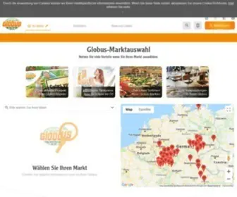 Globus.de(Finden Sie Ihre GLOBUS Markthalle) Screenshot