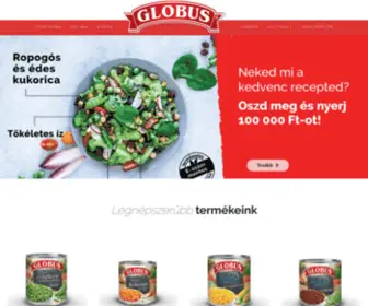 Globus.hu(Főoldal) Screenshot