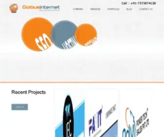 Globusinternet.com(SEO Services in Vadodara) Screenshot