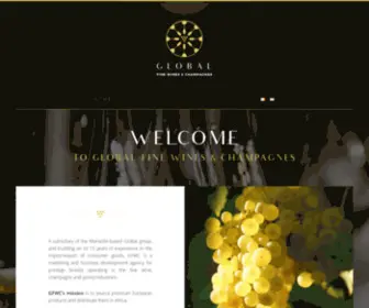 Globwines.com(Global Fine Wines & Champagnes) Screenshot