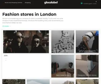 Glocalabel.com(An online fashion recommendation service) Screenshot