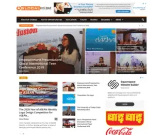 Glocalkhabar.com(Online News Portal of Nepal) Screenshot