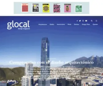Glocal.mx(Glocal Design Magazine) Screenshot