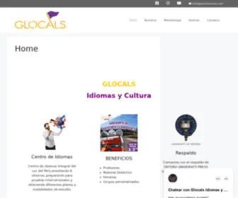 Glocalsidiomas.com(Escuela de idiomas y cultura) Screenshot