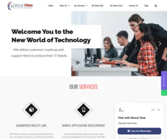 Glocalview.com(Flexibility and scalability in your IT projects) Screenshot