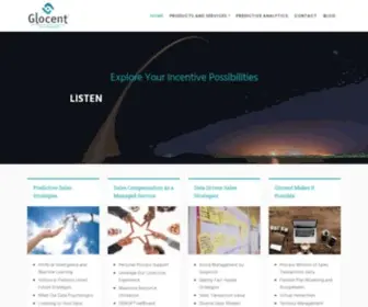 Glocent.com(Successful Incentive Management) Screenshot