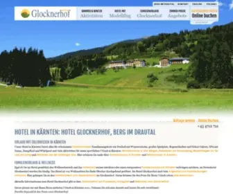 Glocknerhof.at(Familienurlaub in Österreich) Screenshot