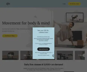 Glo.com(Unlimited access to online yoga) Screenshot