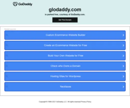 Glodaddy.com(Glodaddy) Screenshot