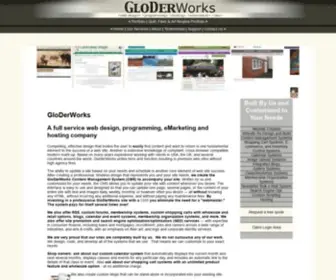 Gloderworks.com(Web Design Midlands) Screenshot