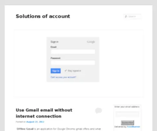 Glogin.co.in(Gmail multiple accounts) Screenshot