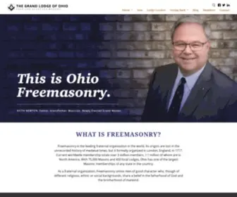 Glohio.com(Free & Accepted Masons of Ohio) Screenshot