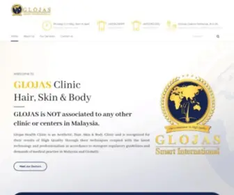 Glojasaesthetic.com(Glojas Clinic Hair) Screenshot