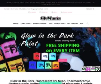 Glomania.com(Glow in the Dark) Screenshot