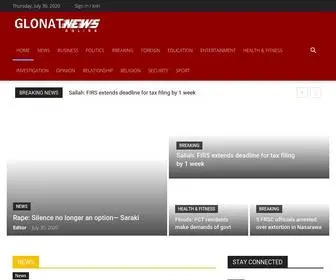 Glonatnewsonline.com(Glonat Newsonline) Screenshot