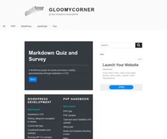 Gloomycorner.com(Git tips) Screenshot