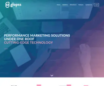 Glopss.com(Global Performance Marketing Network) Screenshot