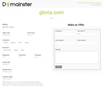 Gloria.com(Check out our sponsor) Screenshot