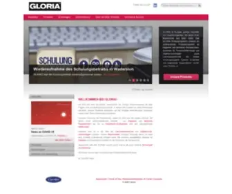 Gloria.de(GLORIA Startseite) Screenshot