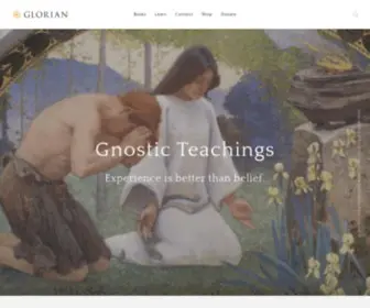 Glorian.org(Books and teachings of practical spirituality) Screenshot