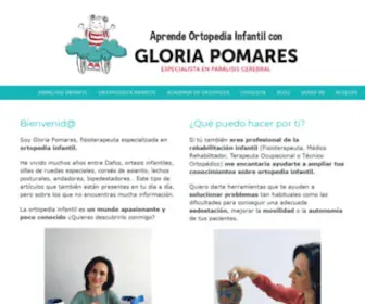 Gloriapomares.com(Aprende Ortopedia Infantil) Screenshot