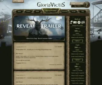 Gloriavictisgame.com(Gloria Victis) Screenshot