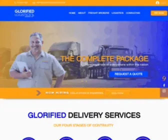 Glorifiedlogistics.com(Glorified Logistics) Screenshot