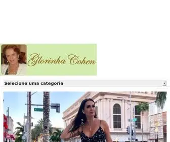 Glorinhacohen.com.br(Glorinha Cohen) Screenshot