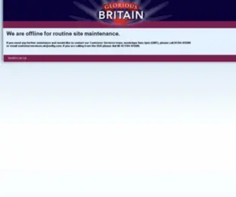 Gloriousbritain.co.uk(British Gifts and Souvenirs from Glorious Britain) Screenshot