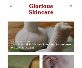 Gloriousradiantskin.com(Radiant Skin) Screenshot