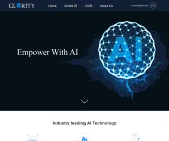 Glority.com(Glority Home) Screenshot