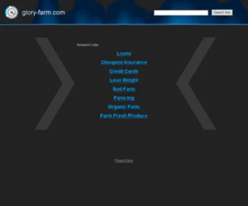 Glory-Farm.com(Glory Farm and Supplies) Screenshot