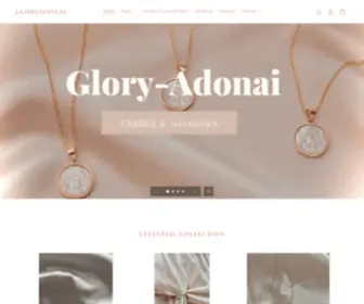 Gloryadonai.com(Glory-Adonai Clothing & Accessories) Screenshot