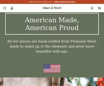 Gloryandsteel.com(Glory & Steel) Screenshot