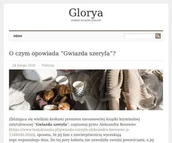 Glorya.pl(Dobre książki online) Screenshot