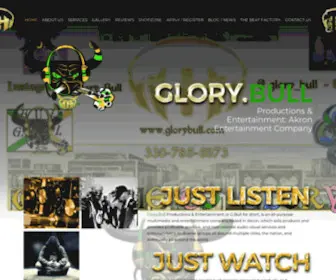 Glorybull.com(Akron Entertainment Company) Screenshot