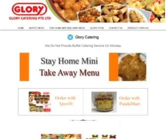 Glorycatering.com.sg(Glory Catering) Screenshot