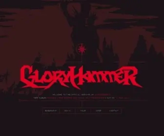 Gloryhammer.com(Interdimensional Space Metal) Screenshot