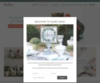 Gloryhaus.com(Home Décor) Screenshot