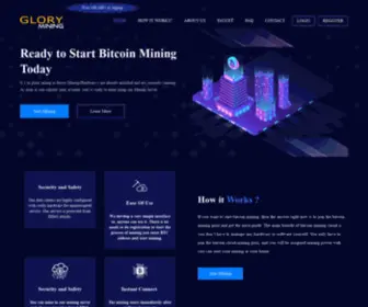 Glorymining.co(Home) Screenshot