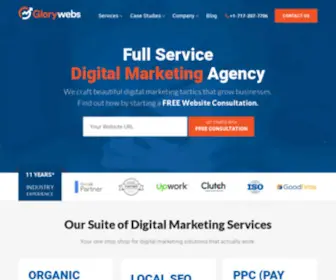 Glorywebs.com(Full Service Digital Marketing Agency) Screenshot