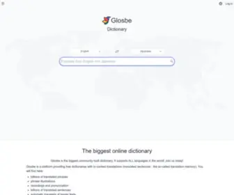 Glosbe.com(Glosbe dictionary) Screenshot